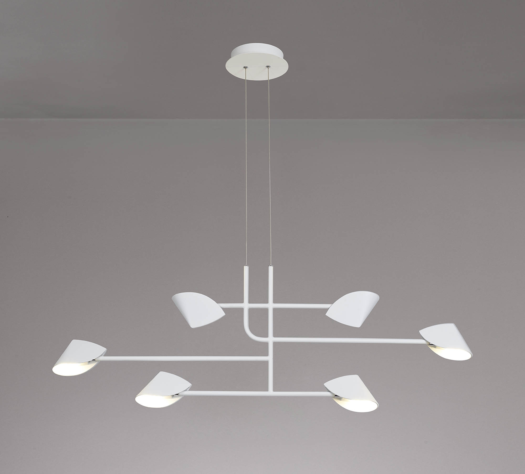 Capuccina White Ceiling Lights Mantra Linear Fittings